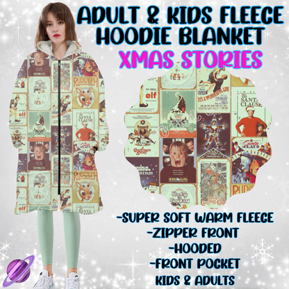 XMAS STORIES - HOODIE BLANKET RUN-PREORDER CLOSING 9/27